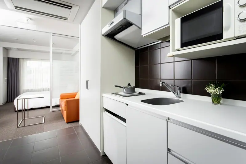 Kitchen at Citadines Shinjuku Tokyo, Tokyo