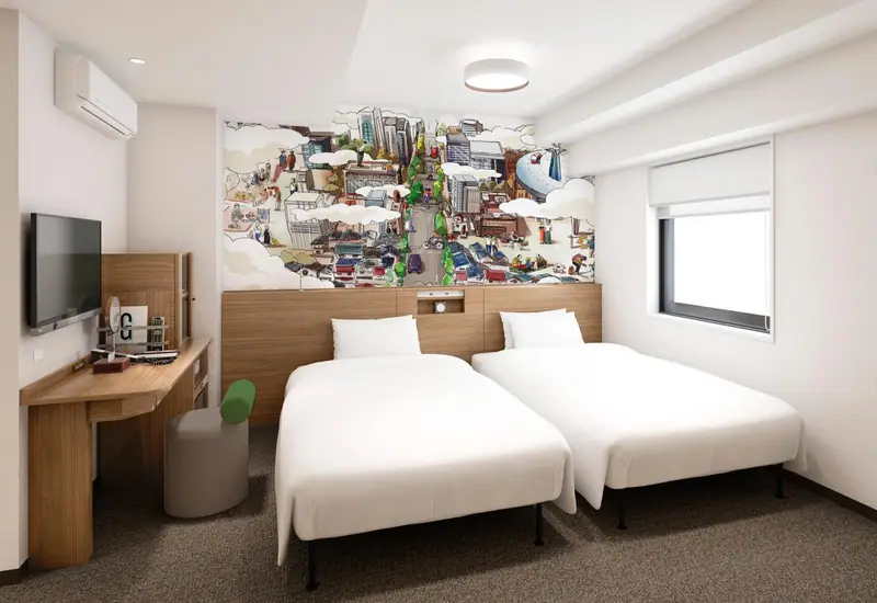 Guest room at Garner Hotel Osaka Honmachi Station by IHG, Osaka