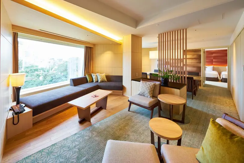 Guest room at Gajoen Tokyo, Tokyo