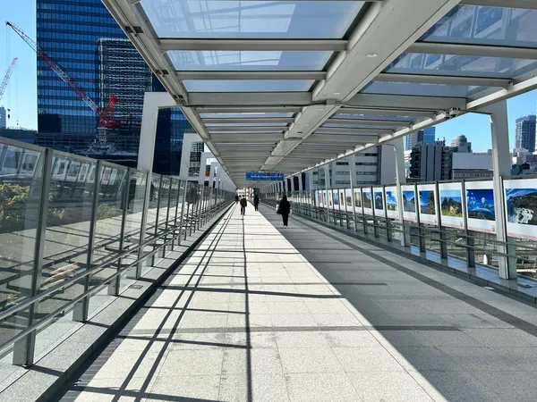 Hamamatsucho Station Takeshiba Pier Pedestrian Deck