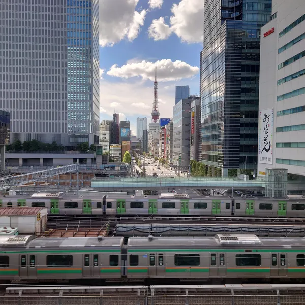 Hamamatsucho Station Takeshiba Pier Pedestrian Deck