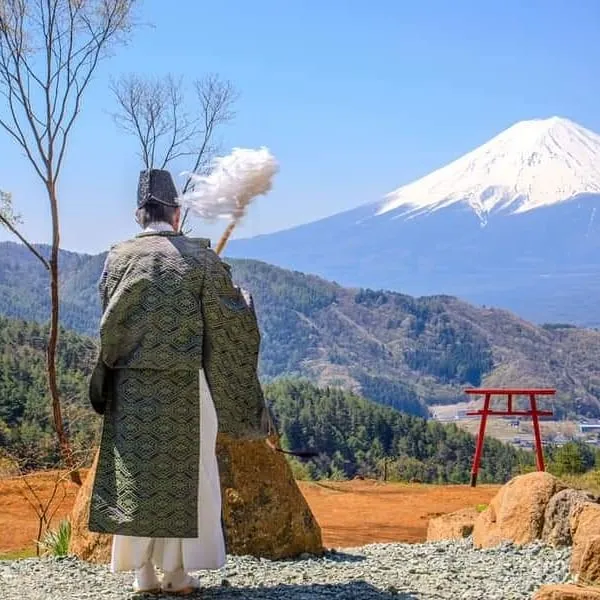 Mount Fuji Distant Worship Site (Tenku no Torii) Torii View