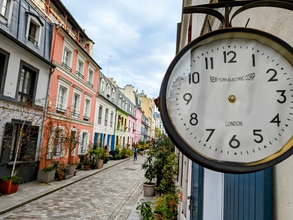 Maisons colorées de la rue Crémieux