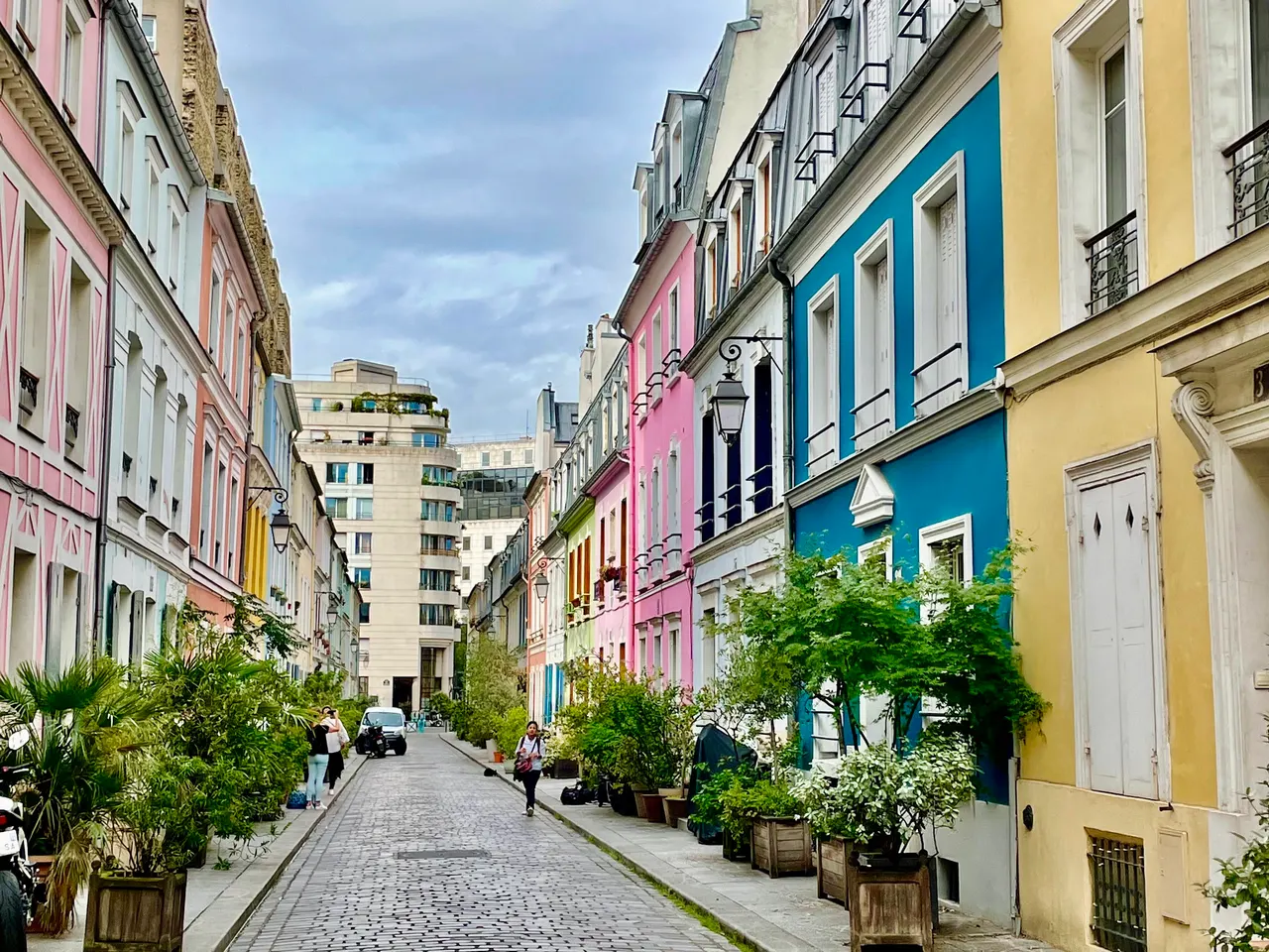 Maisons colorées de la rue Crémieux
