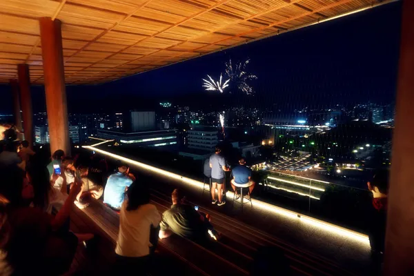 ROOF TOP CAFE & BAR at HIROSHIMA ORIZURU TOWER