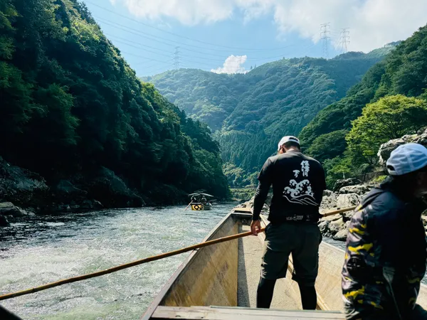 Hozugawa River Boat Ride End Point